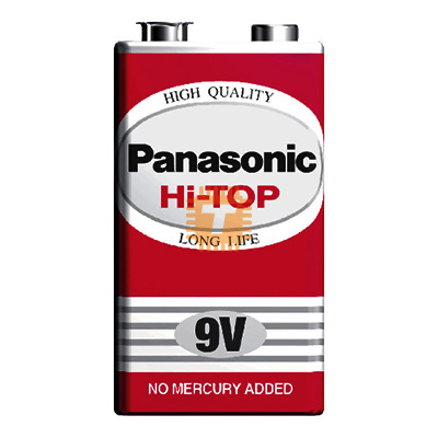 Panasonic 9V HI-TOP Manganese Battery (Original)