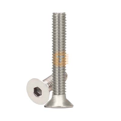 M3 16mm Stainless Steel Hex Flat Socket Head Countersunk Screw