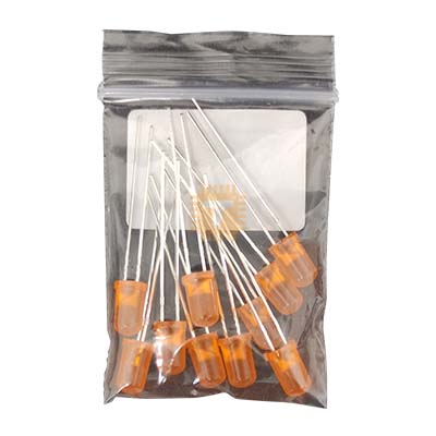 LED 5mm Orange Diffused Pack (Approx. 10pcs)